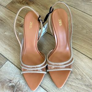 Zara sparkle heels
